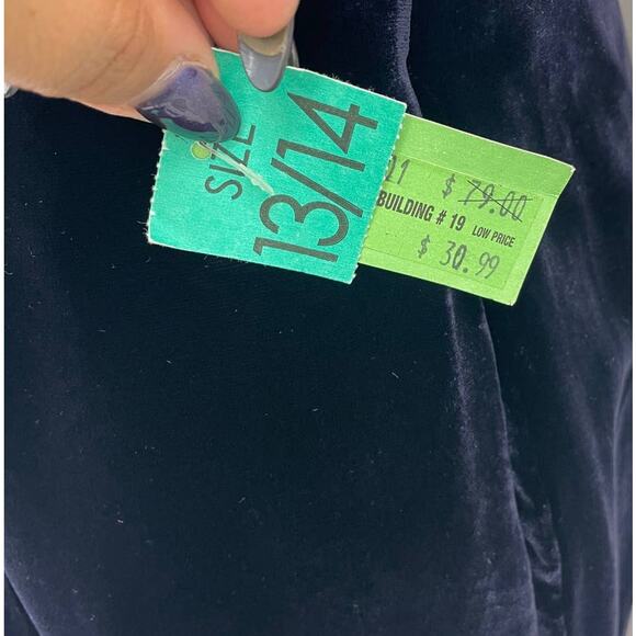 Deadstcok Dana Buchman Blue Silk Pants - Picture 5 of 7